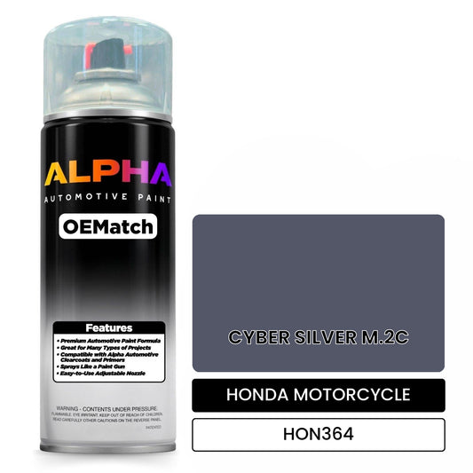 HONDA MOTORCYCLE CYBER SILVER M.2C HON364 OEMatch Spraycan
