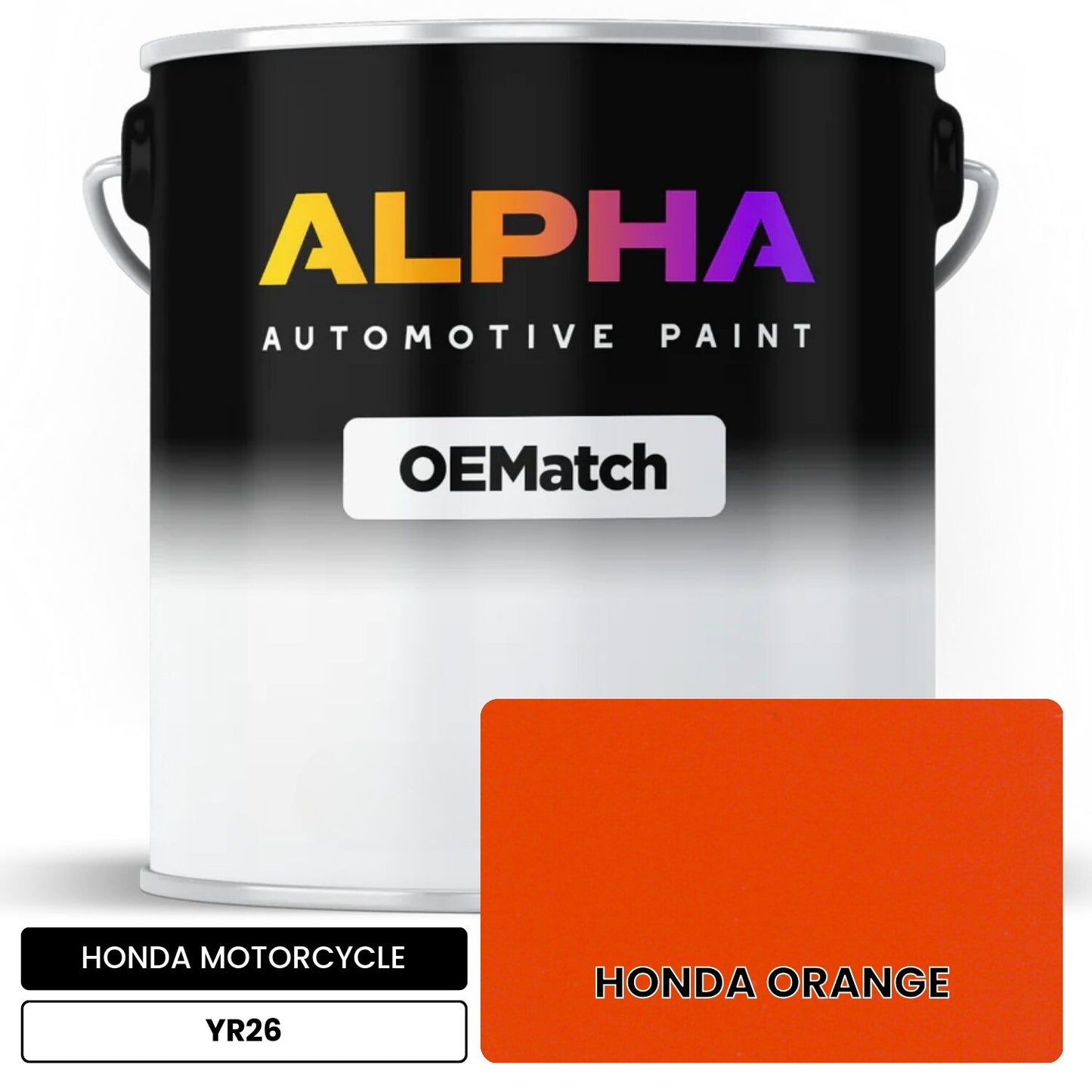 HONDA MOTORCYCLE HONDA ORANGE YR26 OEMatch Basecoat