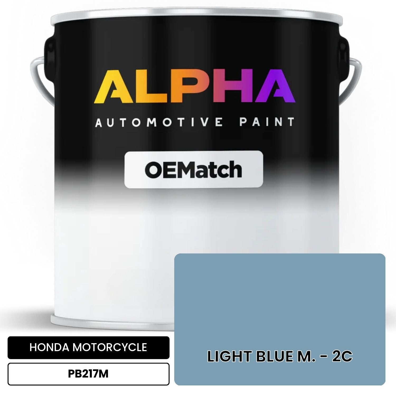 HONDA MOTORCYCLE LIGHT BLUE M. - 2C PB217M OEMatch Basecoat