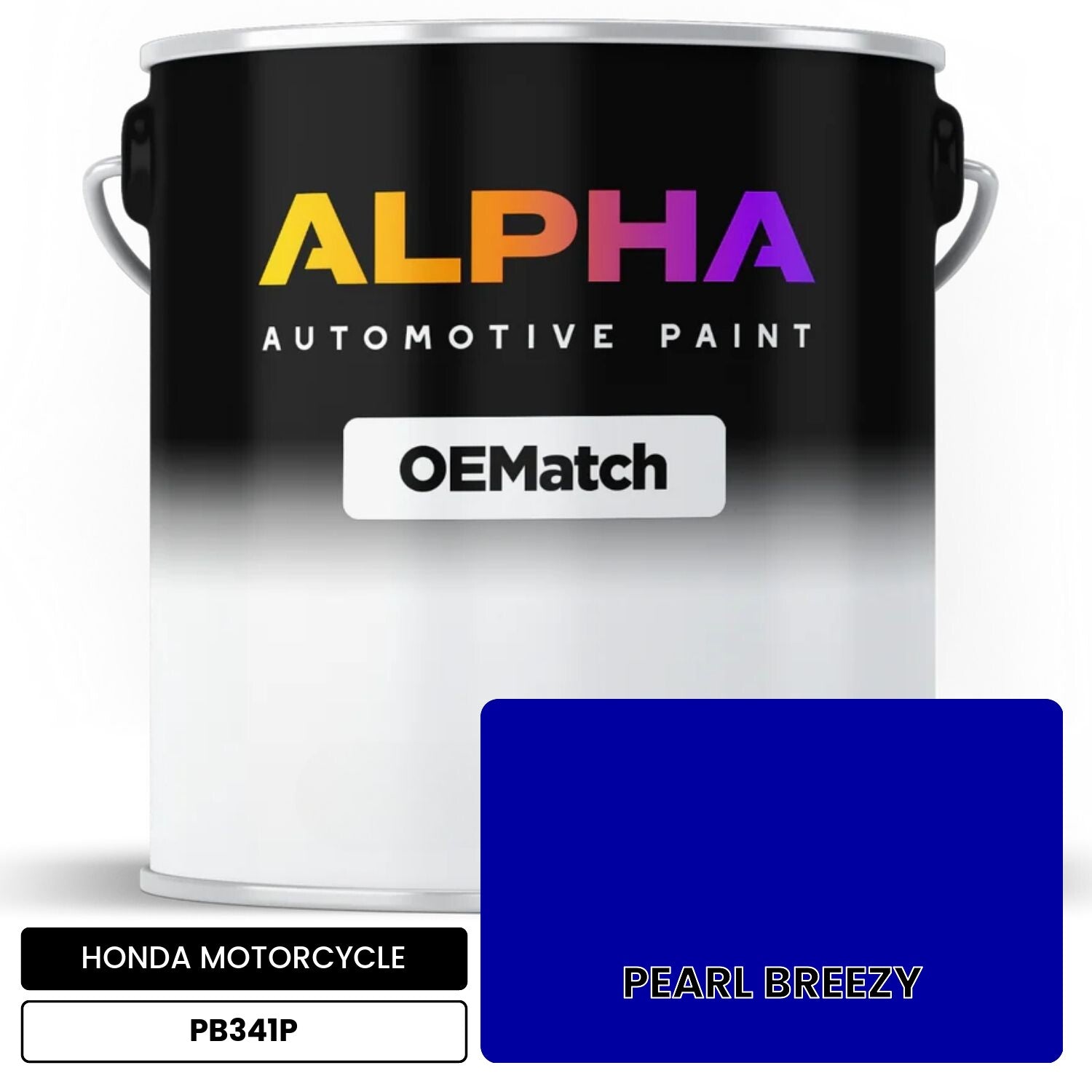 HONDA MOTORCYCLE PEARL BREEZY PB341P OEMatch Basecoat