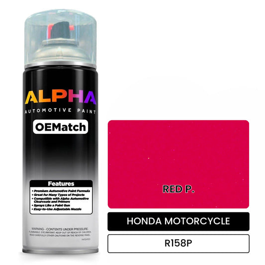 HONDA MOTORCYCLE RED P. R158P OEMatch Spraycan