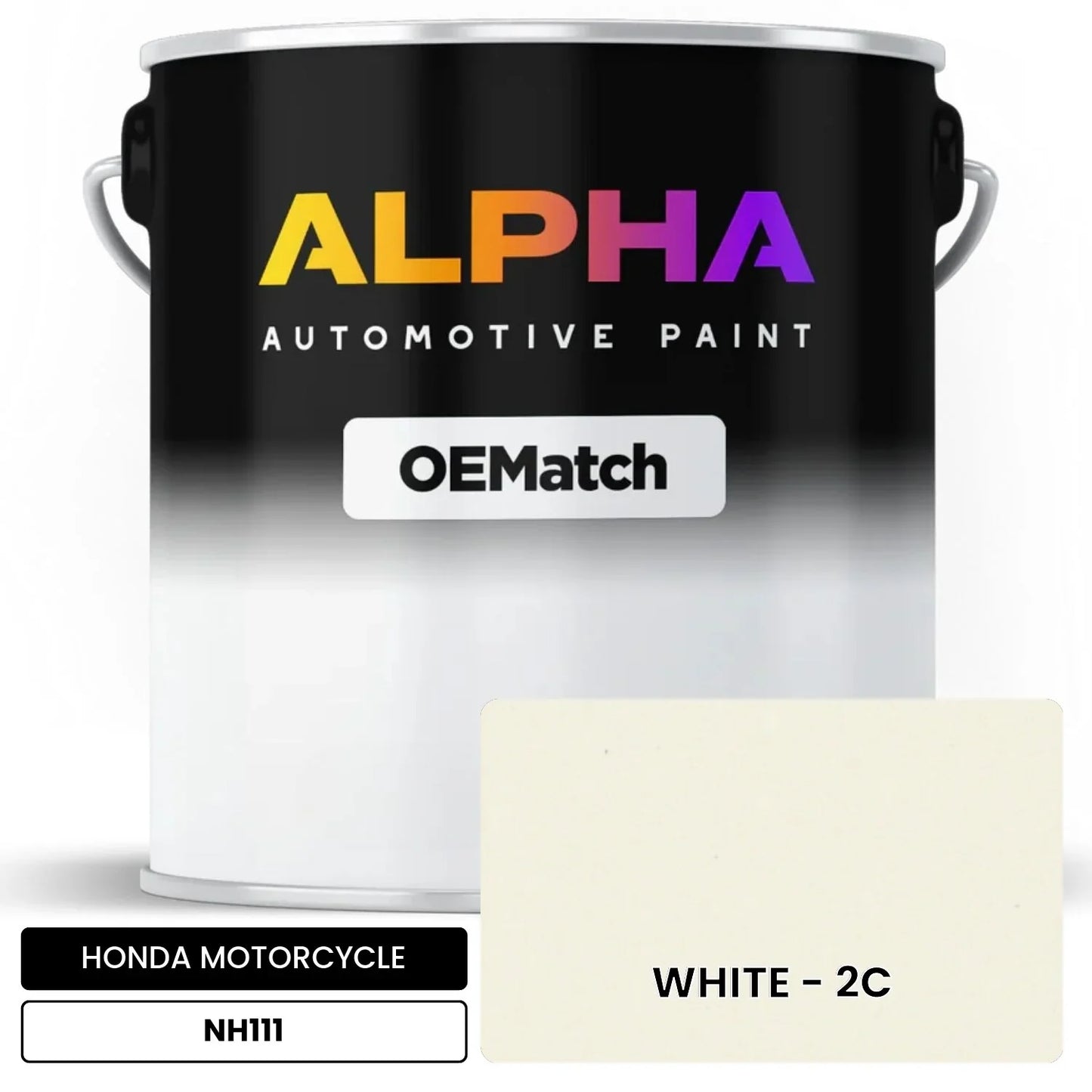 HONDA MOTORCYCLE WHITE - 2C NH111 OEMatch Basecoat