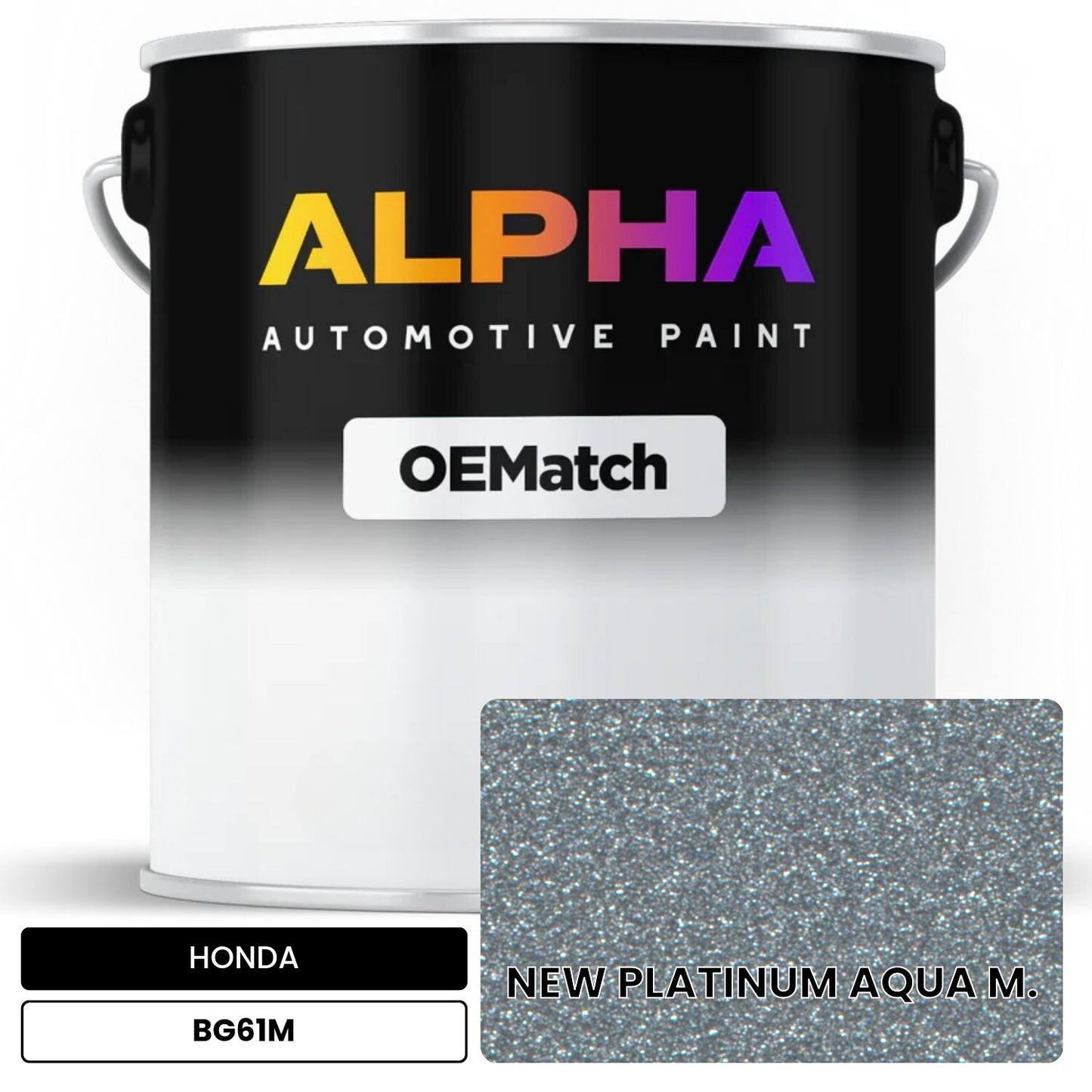 HONDA NEW PLATINUM AQUA M. BG61M OEMatch Basecoat