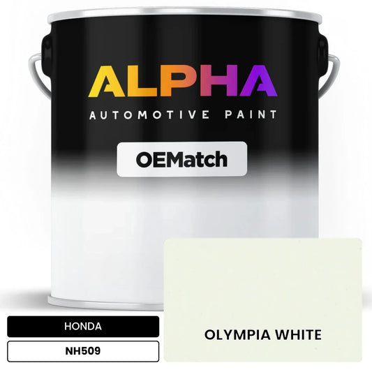 HONDA OLYMPIA WHITE NH509 OEMatch Basecoat