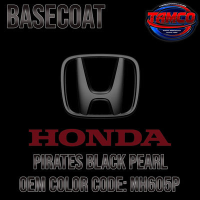 Honda Pirates Black Pearl | NH605P | 1997-2000 | OEM Basecoat - The Spray Source - Tamco Paint Manufacturing