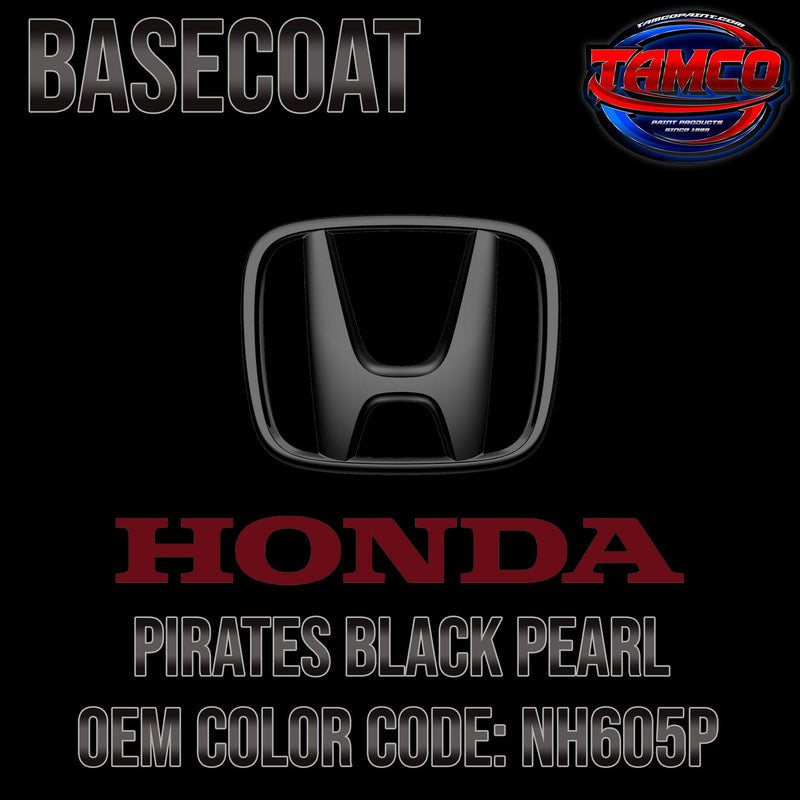 Honda Pirates Black Pearl | NH605P | 1997-2000 | OEM Basecoat - The Spray Source - Tamco Paint Manufacturing