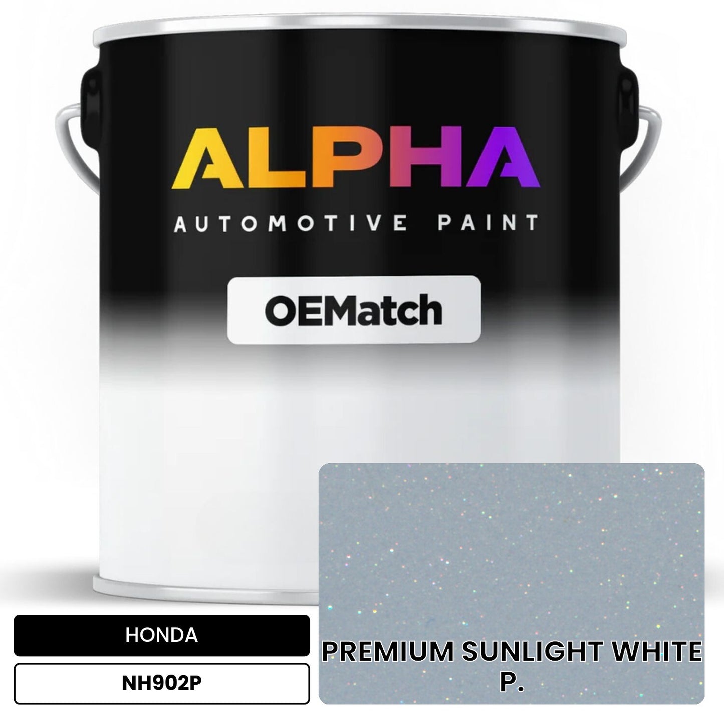 HONDA PREMIUM SUNLIGHT WHITE P. NH902P OEMatch Basecoat