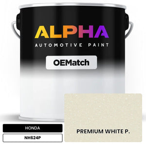 HONDA PREMIUM WHITE P. NH624P | OEMatch Automotive Basecoat
