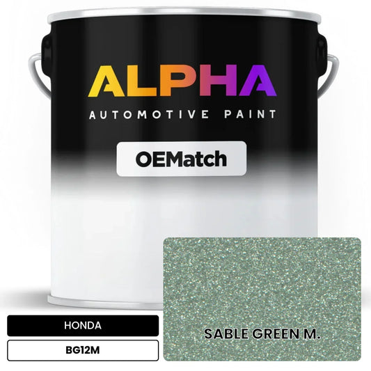 HONDA SABLE GREEN M. BG12M OEMatch Basecoat