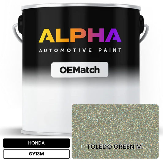 HONDA TOLEDO GREEN M. GY13M OEMatch Basecoat