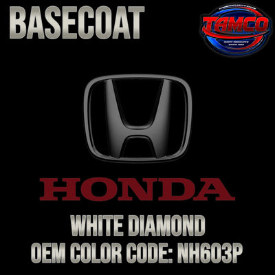 Honda White Diamond | NH603P | 1998-2019 | OEM Tri-Stage Basecoat - The Spray Source - Tamco Paint Manufacturing