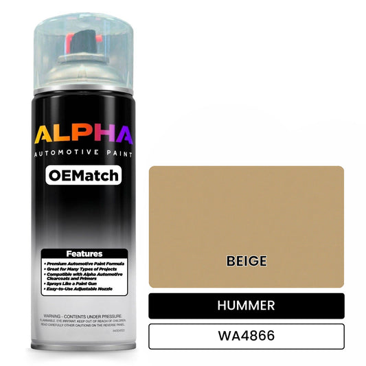 HUMMER BEIGE WA4866 OEMatch Spraycan