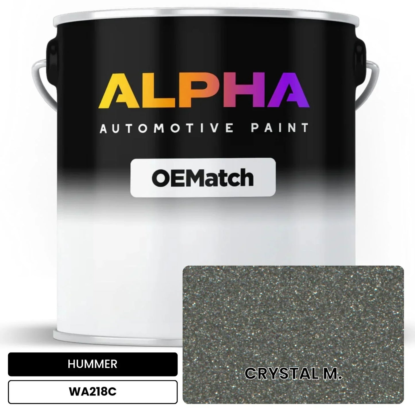 HUMMER CRYSTAL M. WA218C OEMatch Basecoat