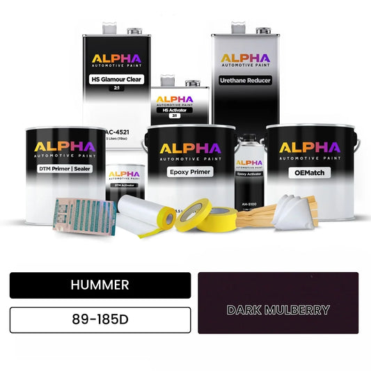 HUMMER DARK MULBERRY 89-185D OEMatch Vehicle Paint Kit