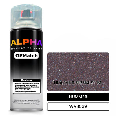 HUMMER HEATHER FIREMIST M. WA8539 | OEMatch Automotive Spraycan