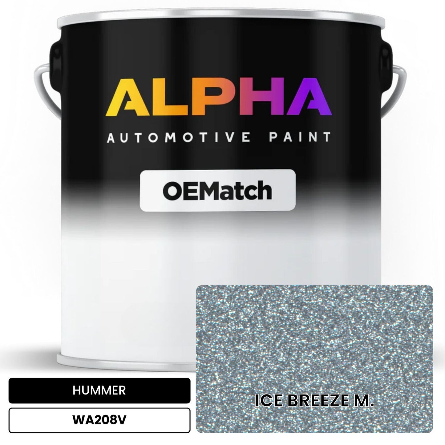 HUMMER ICE BREEZE M. WA208V OEMatch Basecoat