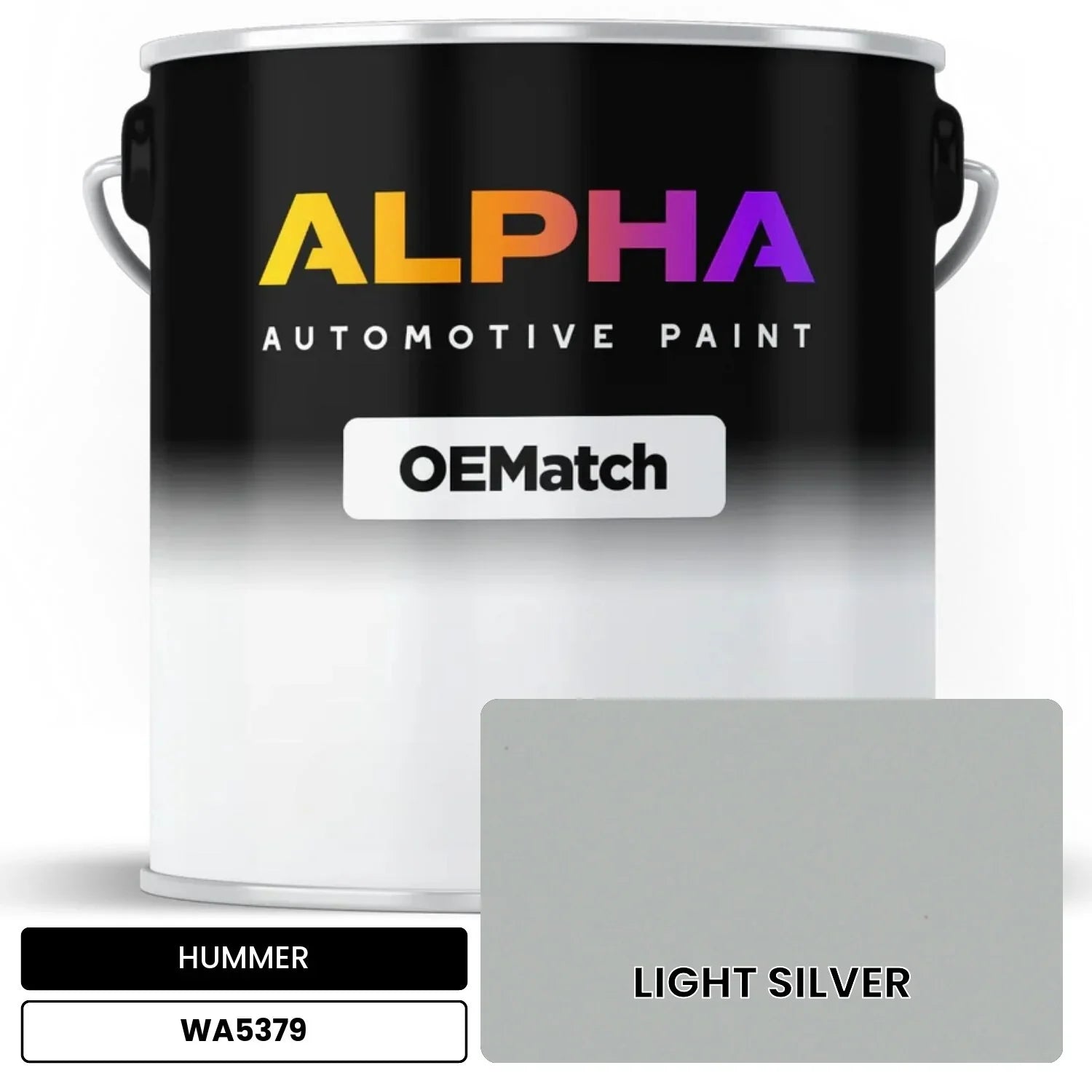HUMMER LIGHT SILVER WA5379 OEMatch Basecoat