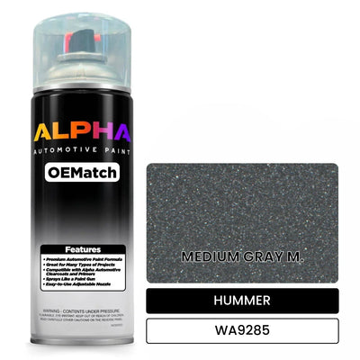 HUMMER MEDIUM GRAY M. WA9285 | OEMatch Automotive Spraycan