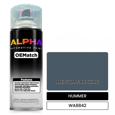 HUMMER MEDIUM SAPPHIRE WA8842 | OEMatch Automotive Spraycan