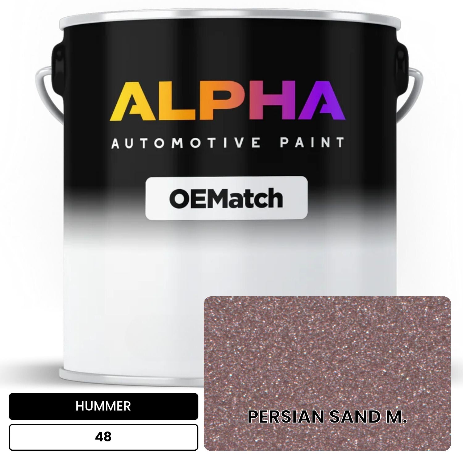 HUMMER PERSIAN SAND M. 48 OEMatch Basecoat