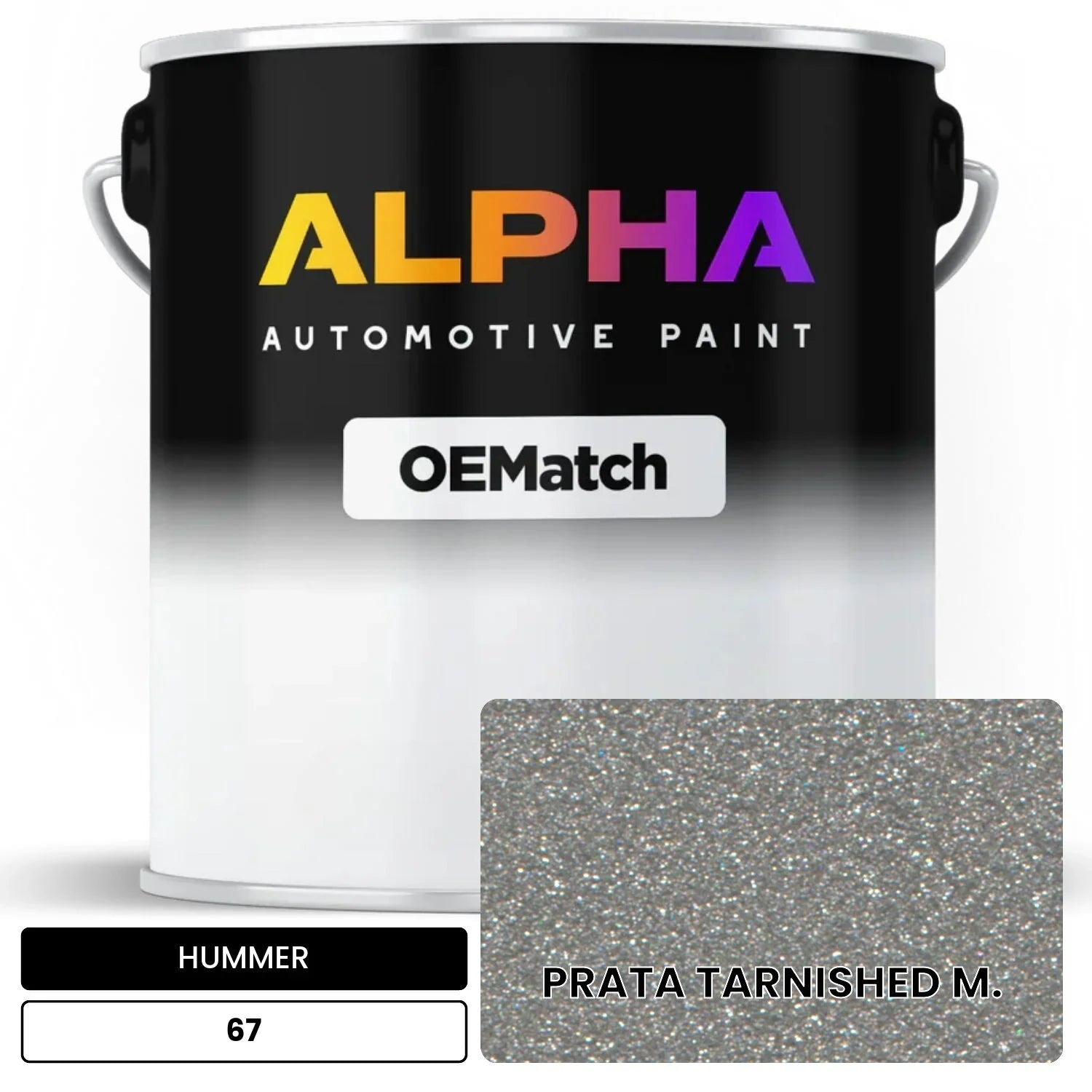 HUMMER PRATA TARNISHED M. 67 OEMatch Basecoat