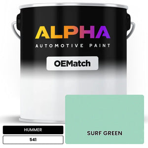 HUMMER SURF GREEN 541 | OEMatch Automotive Basecoat