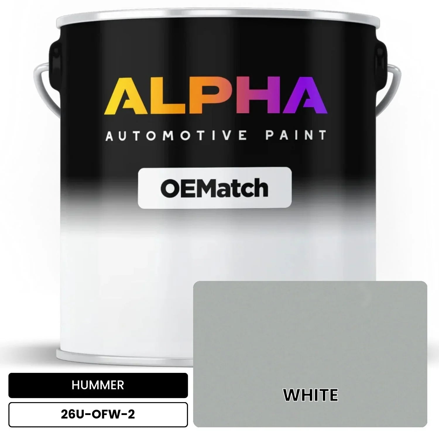 HUMMER WHITE 26U-OFW-2 OEMatch Basecoat