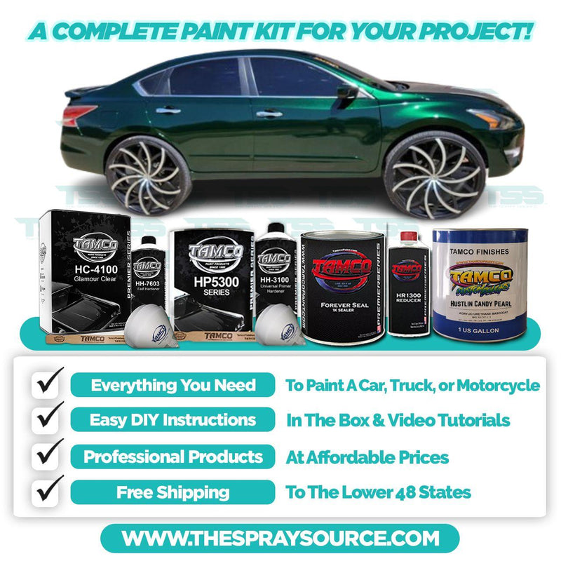 Hustlin Candy Pearl Car Kit (Black Ground Coat) - The Spray Source - Tamco Paint