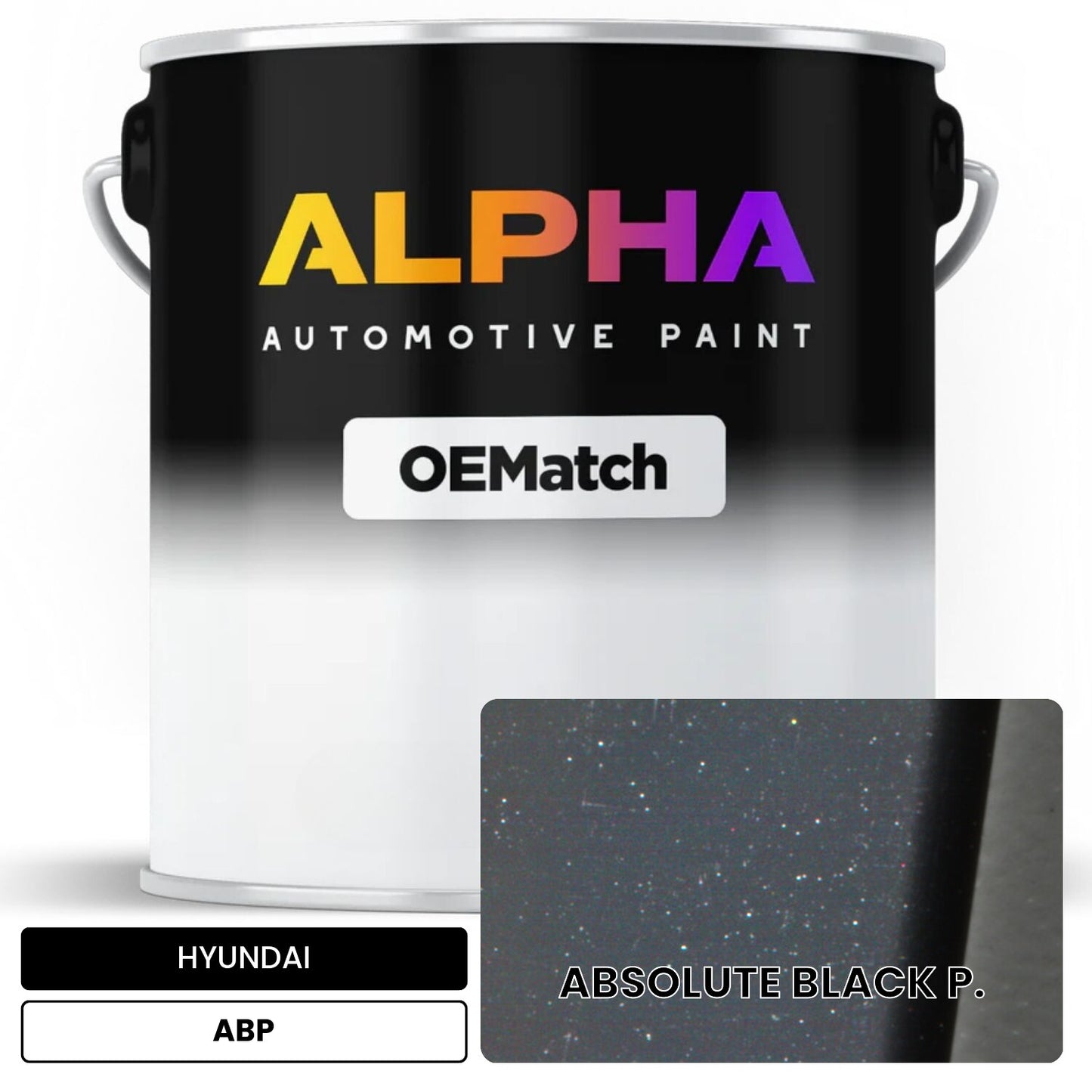 HYUNDAI ABSOLUTE BLACK P. ABP OEMatch Basecoat