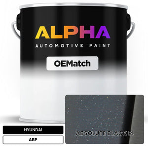 HYUNDAI ABSOLUTE BLACK P. ABP | OEMatch Automotive Basecoat