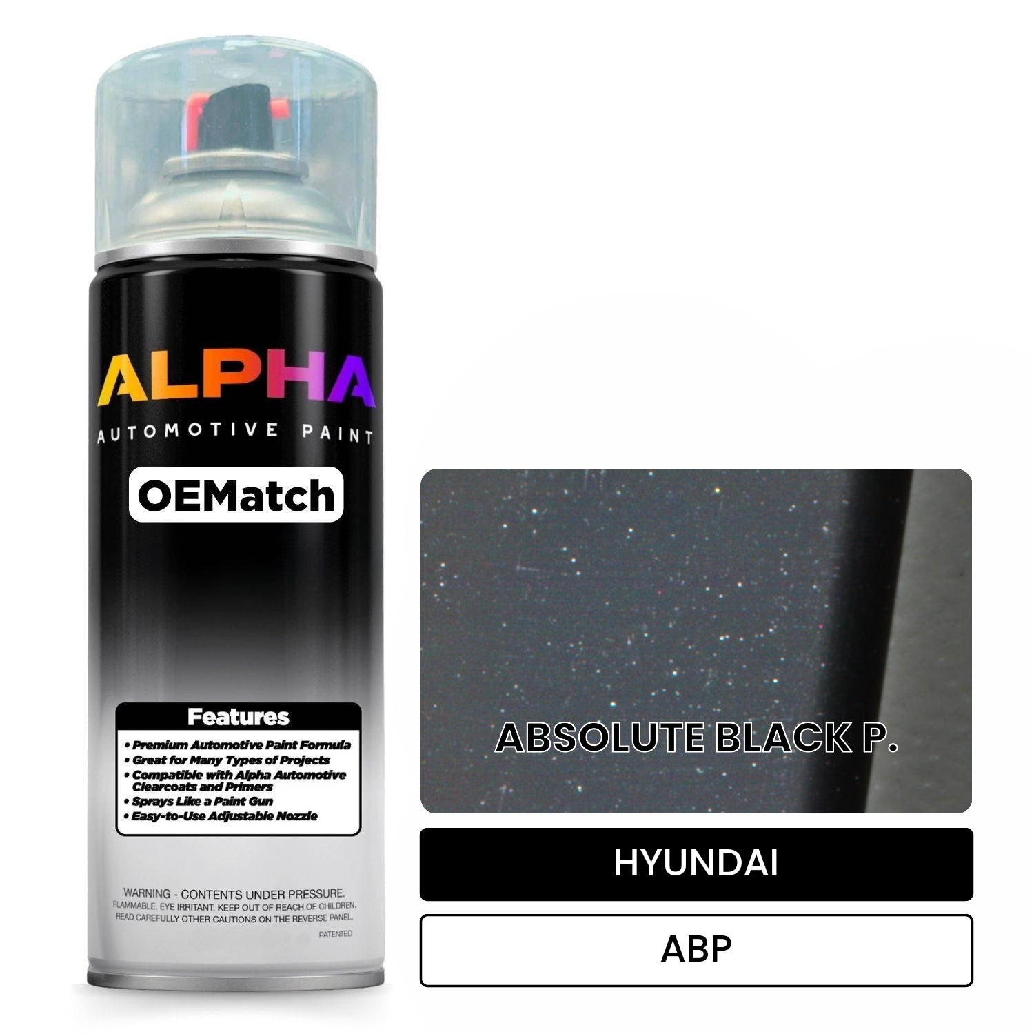 HYUNDAI ABSOLUTE BLACK P. ABP OEMatch Spraycan