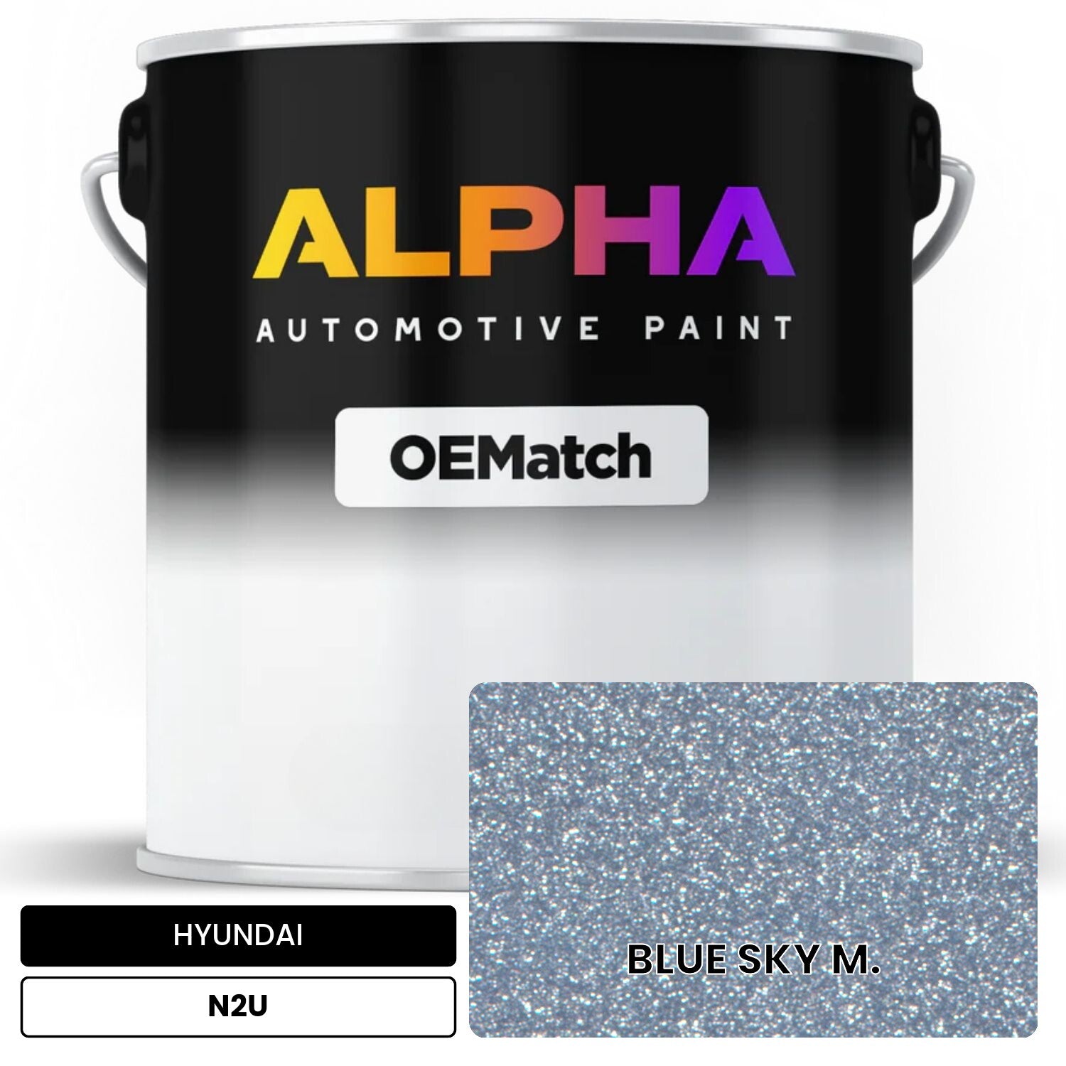 HYUNDAI BLUE SKY M. N2U OEMatch Basecoat