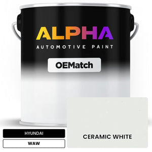 HYUNDAI CERAMIC WHITE WAW | OEMatch Automotive Basecoat