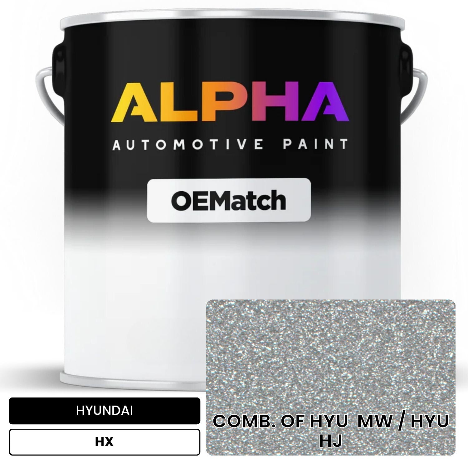 HYUNDAI COMB. OF HYU  MW / HYU  HJ HX OEMatch Basecoat