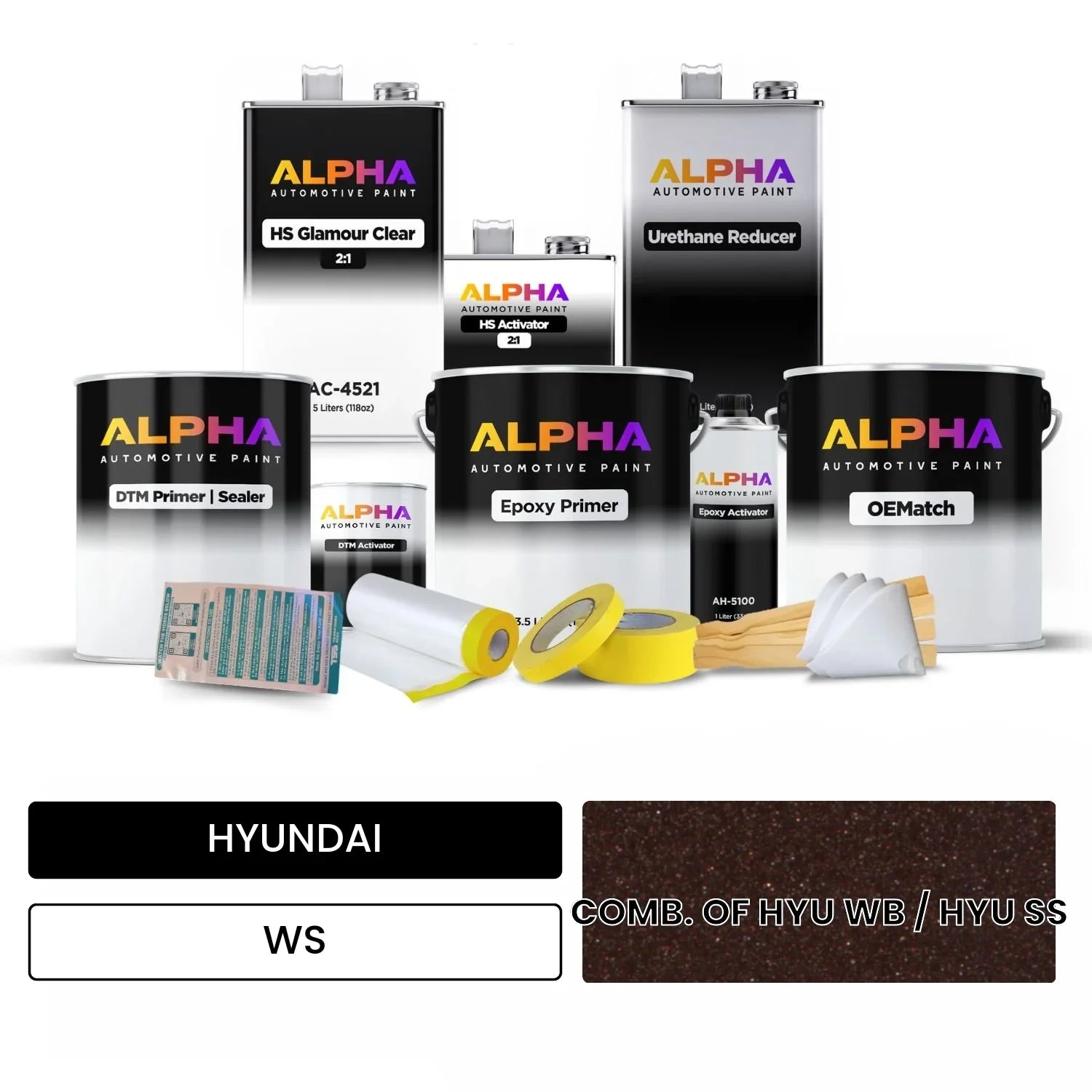 Wb Paint Code HYUNDAI COMB. OF HYU WB / HYU SS WS | OEMatch Automotive Vehicle Paint ...