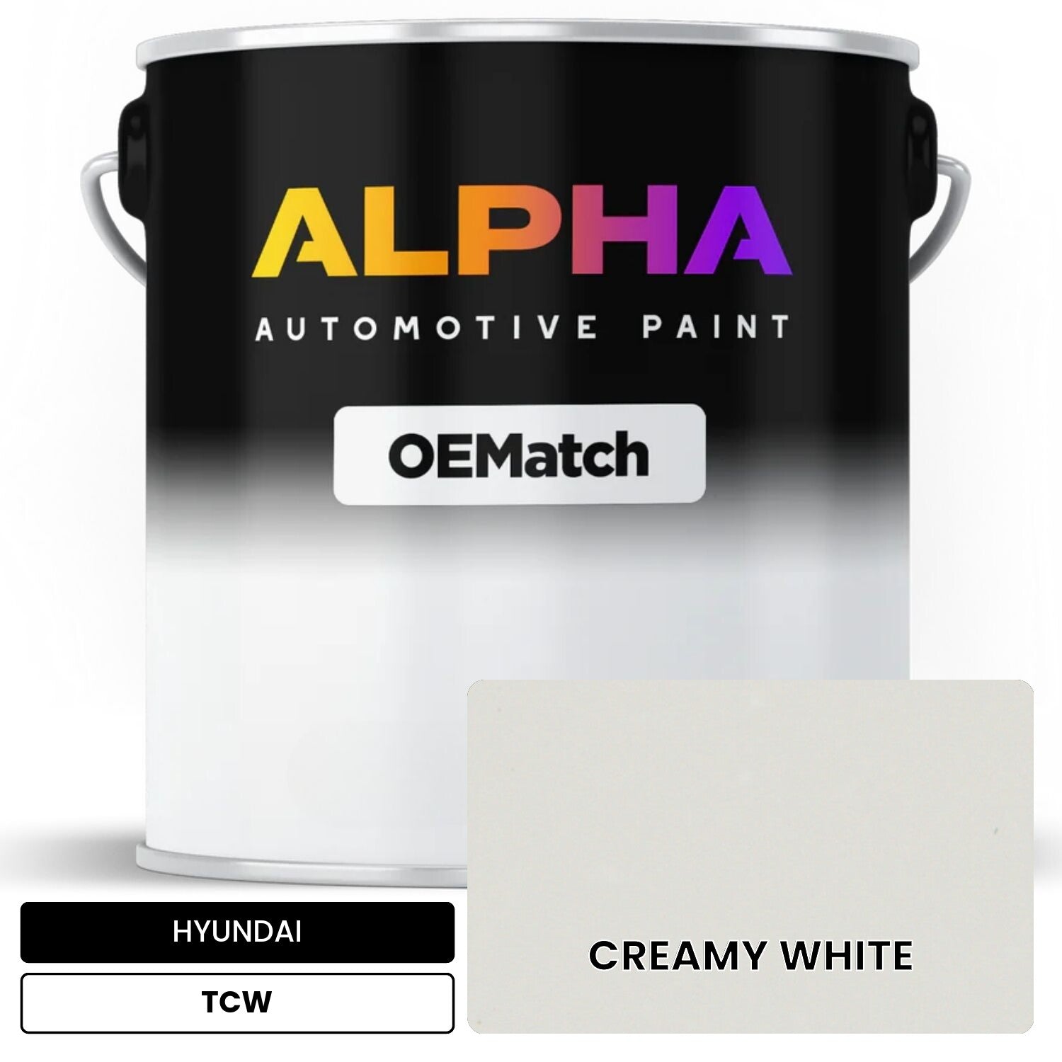 HYUNDAI CREAMY WHITE TCW OEMatch Basecoat