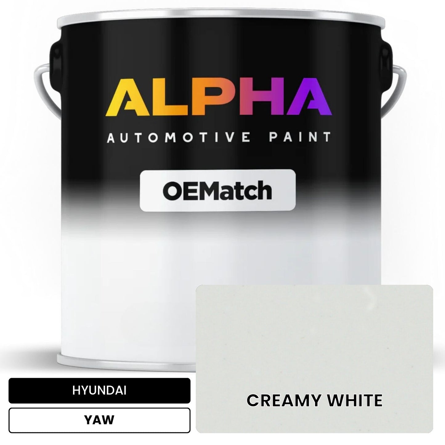 HYUNDAI CREAMY WHITE YAW OEMatch Basecoat