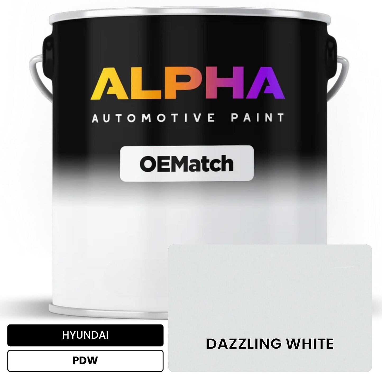 HYUNDAI DAZZLING WHITE PDW OEMatch Basecoat
