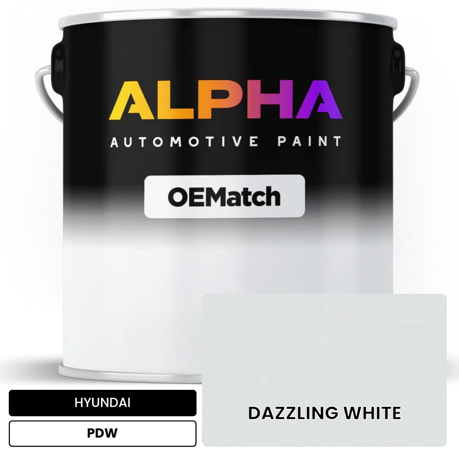 HYUNDAI DAZZLING WHITE PDW OEMatch Basecoat