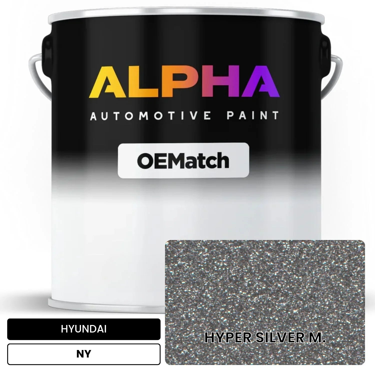 HYUNDAI HYPER SILVER M. NY OEMatch Basecoat
