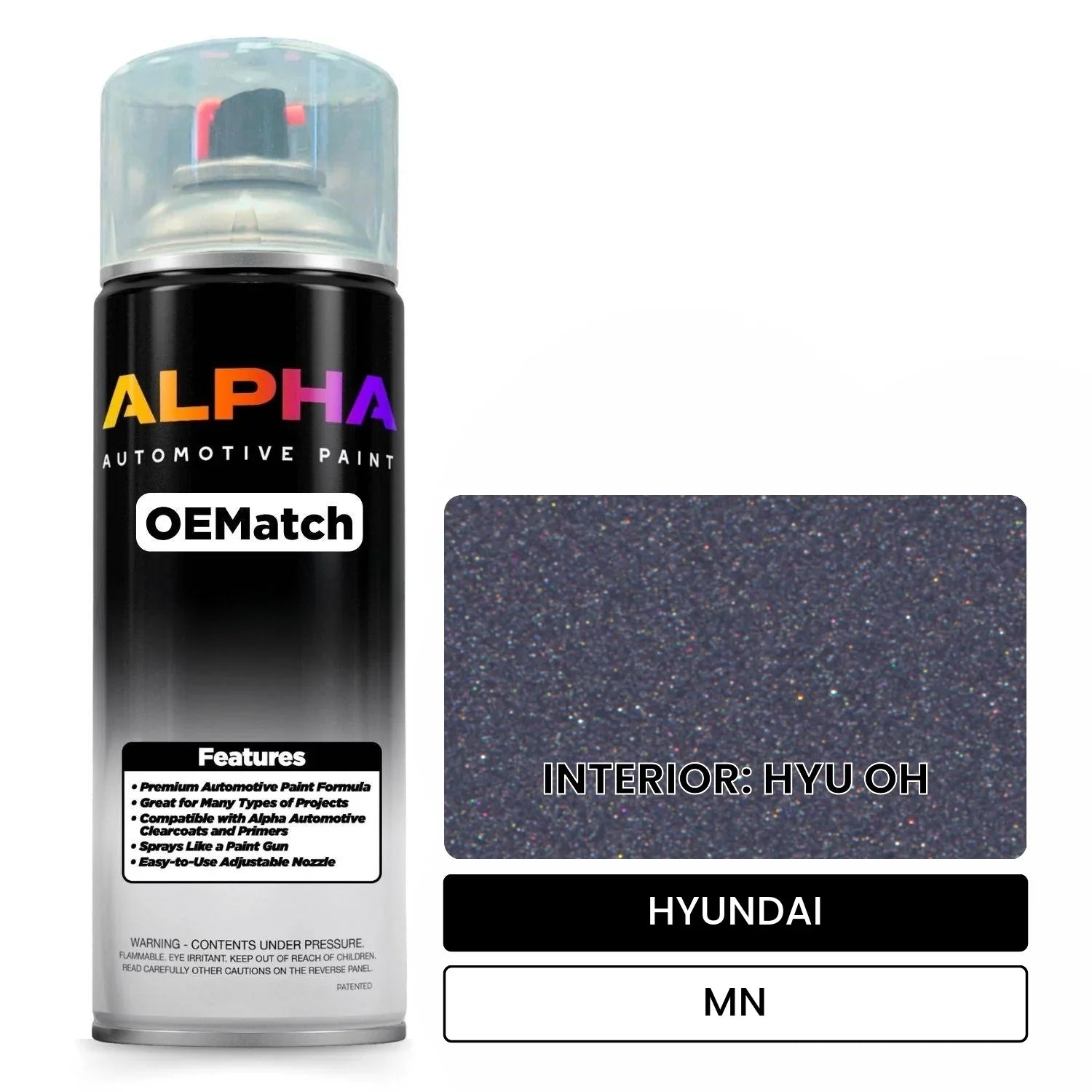 HYUNDAI INTERIOR: HYU OH MN OEMatch Spraycan