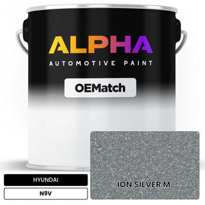 HYUNDAI ION SILVER M. N9V | OEMatch Automotive Basecoat