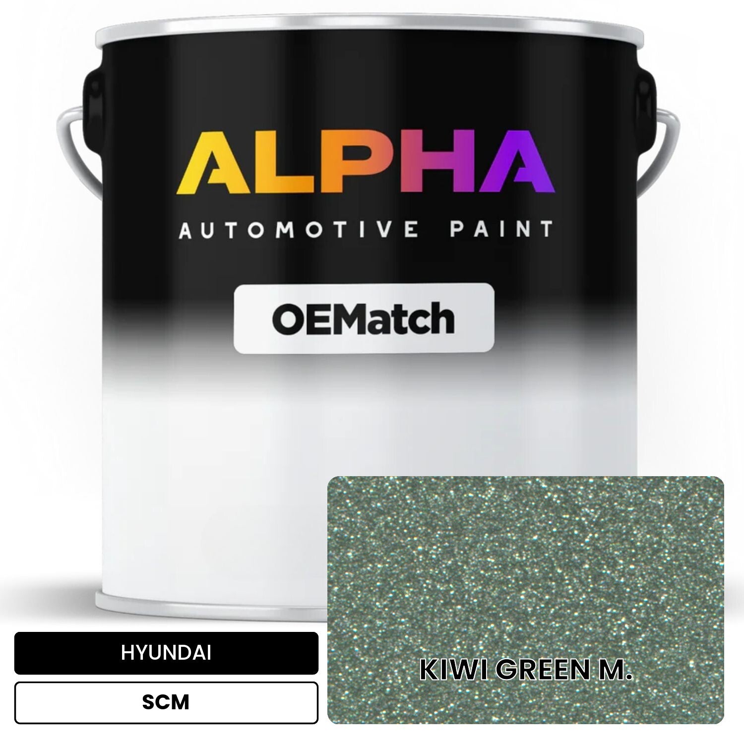 HYUNDAI KIWI GREEN M. SCM OEMatch Basecoat