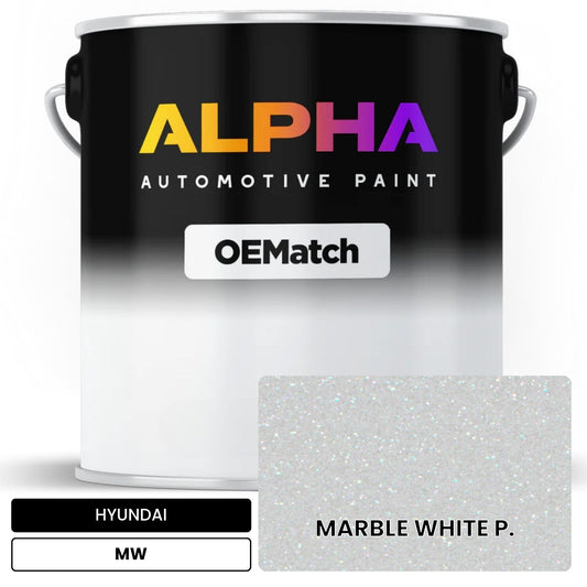 HYUNDAI MARBLE WHITE P. MW OEMatch Basecoat