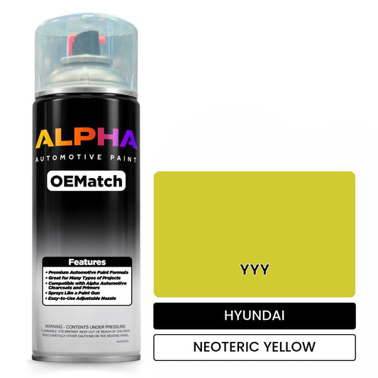 HYUNDAI YYY NEOTERIC YELLOW OEMatch Spraycan