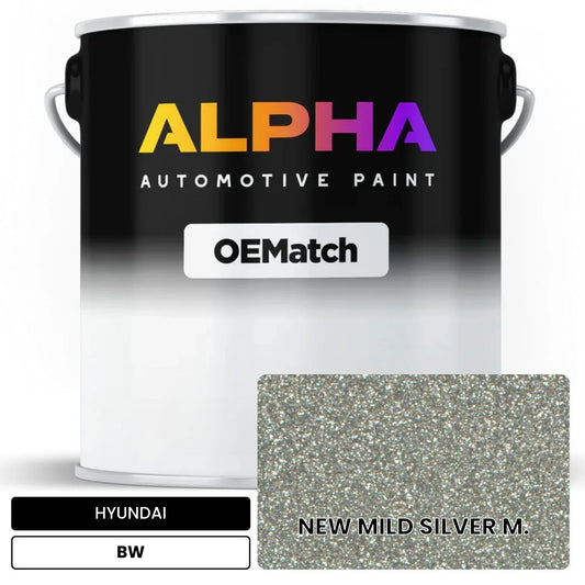 HYUNDAI NEW MILD SILVER M. BW OEMatch Basecoat