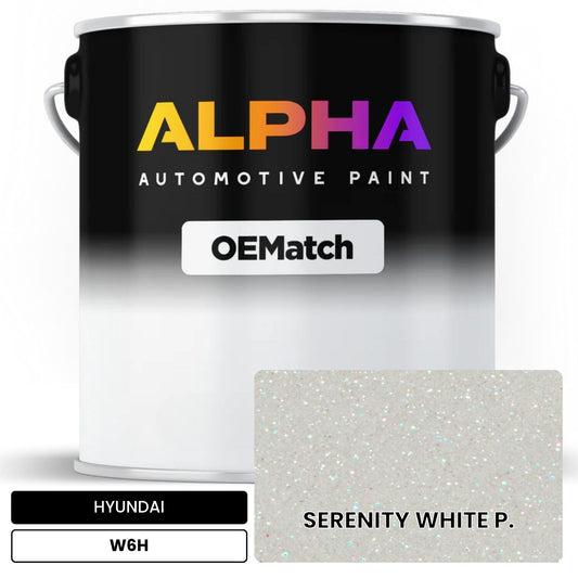 HYUNDAI SERENITY WHITE P. W6H OEMatch Basecoat