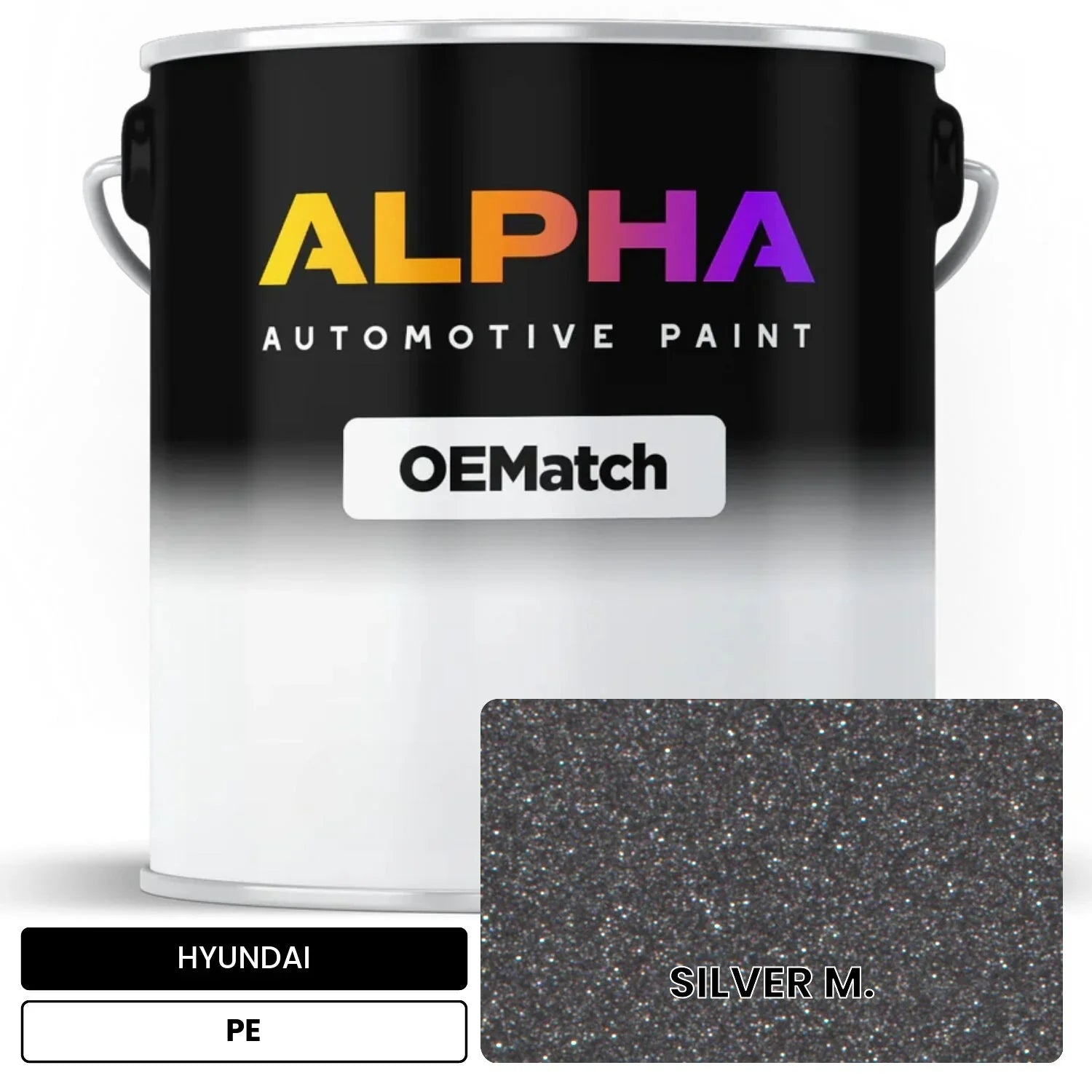 HYUNDAI SILVER M. PE OEMatch Basecoat