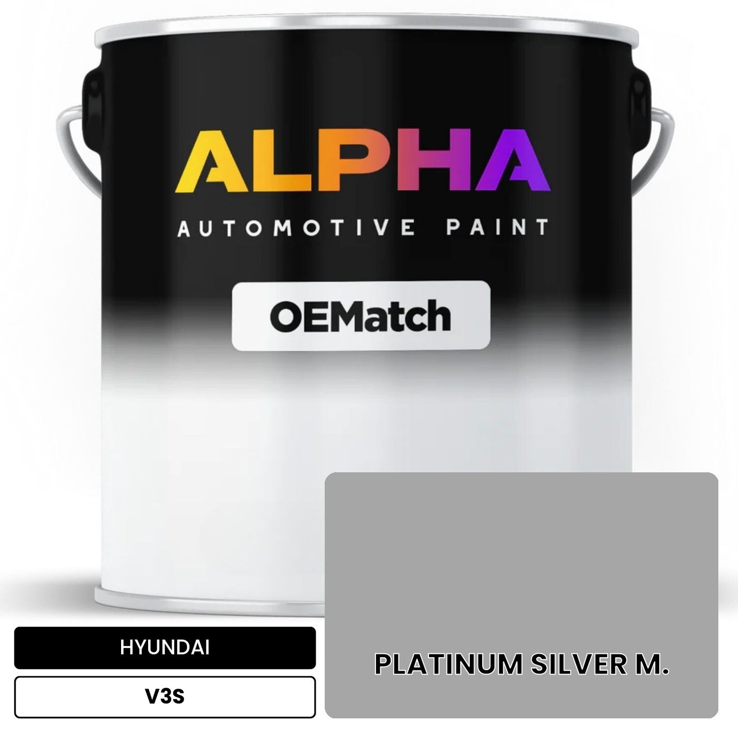 HYUNDAI PLATINUM SILVER M. V3S OEMatch Basecoat