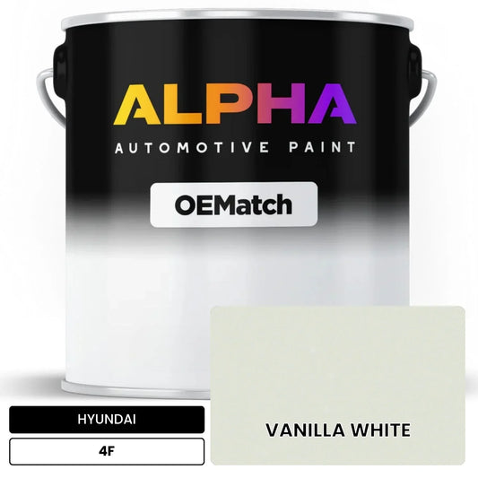 HYUNDAI VANILLA WHITE 4F OEMatch Basecoat